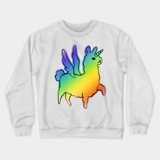 Majestically awesome llama Crewneck Sweatshirt